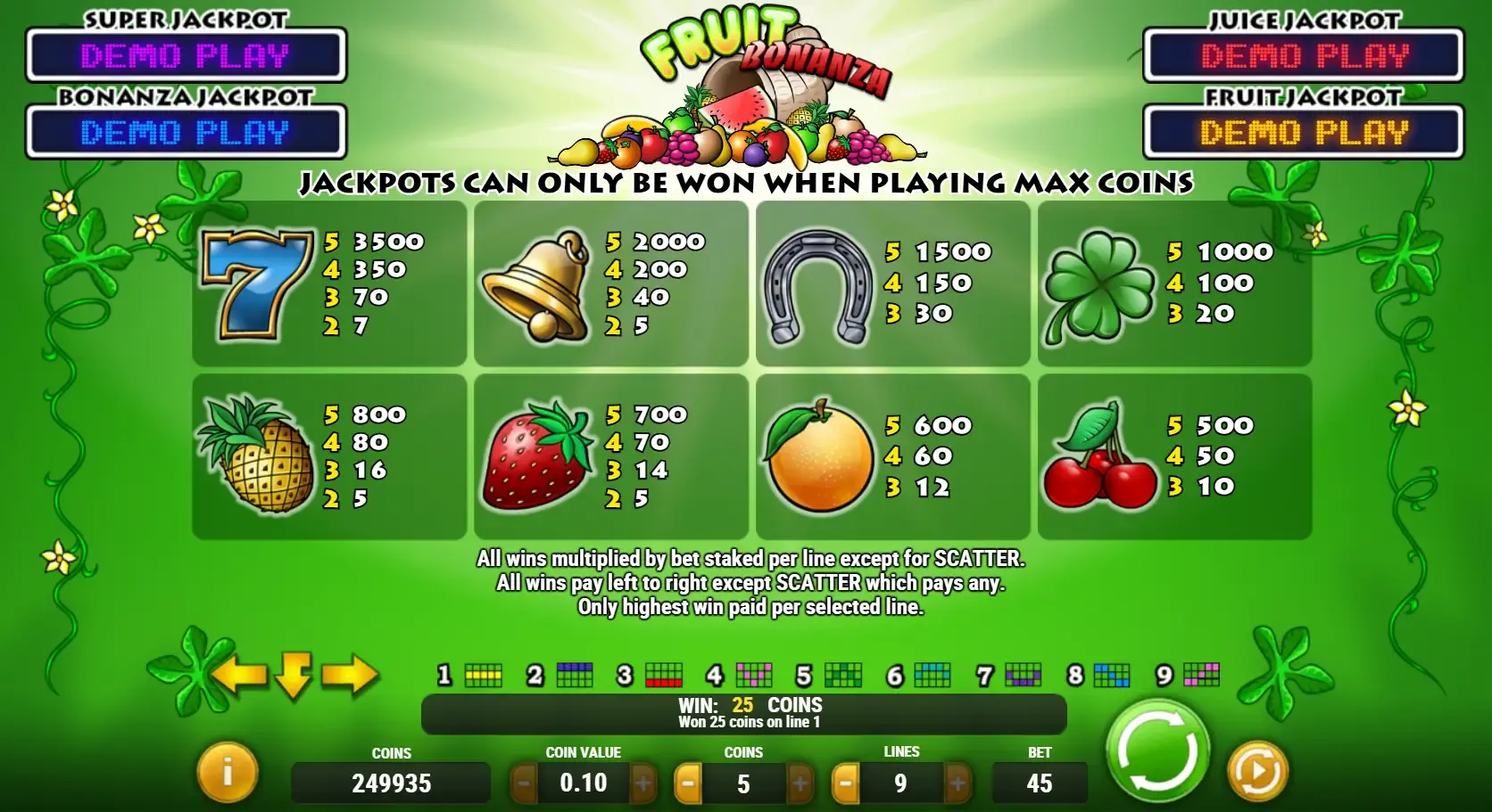 Fruit Bonanza