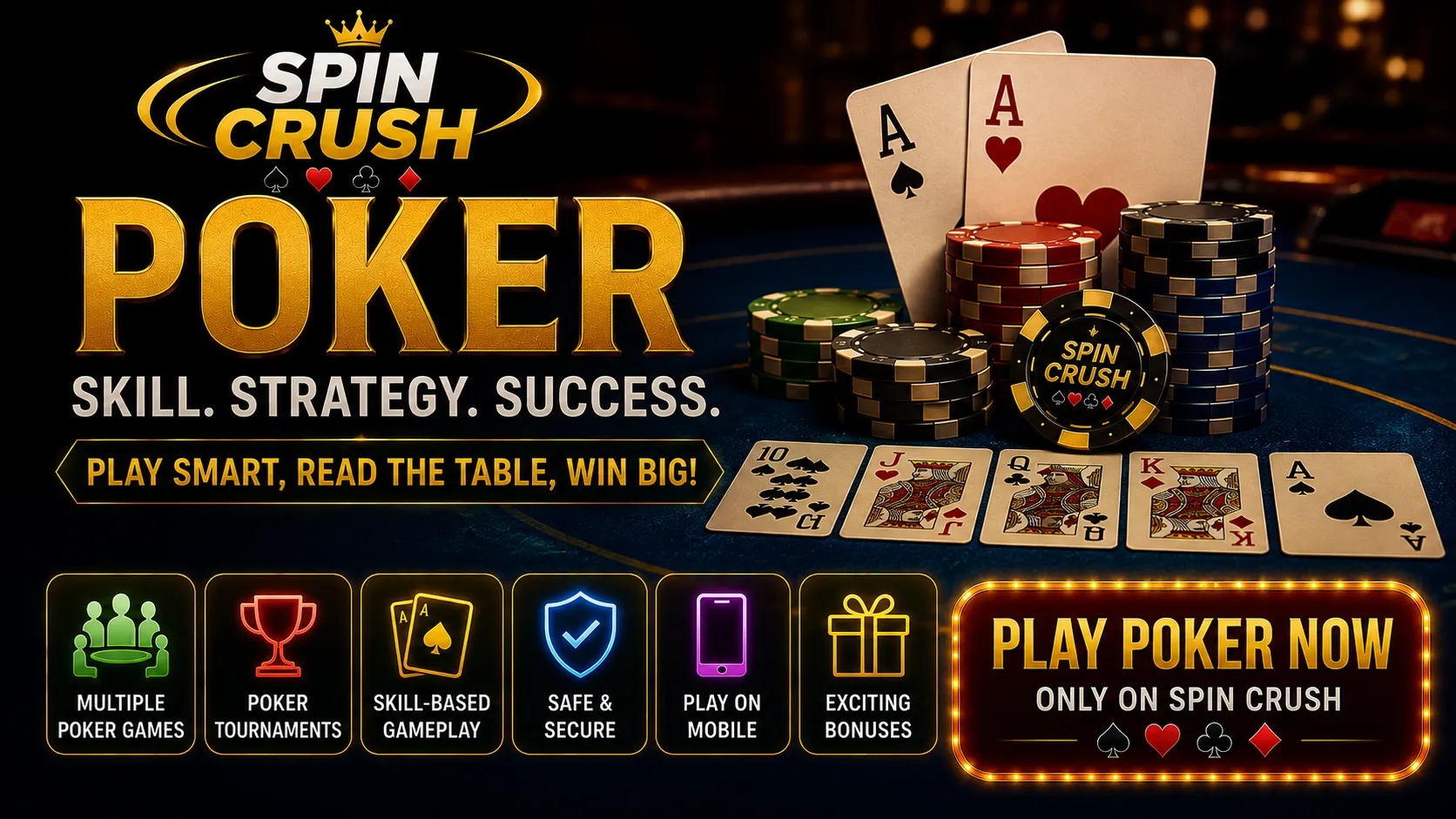 Poker Spin Crush